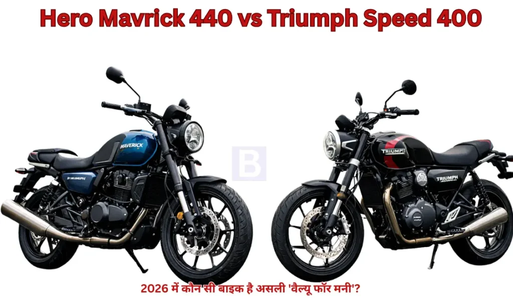 Hero Mavrick 440 vs Triumph Speed 400