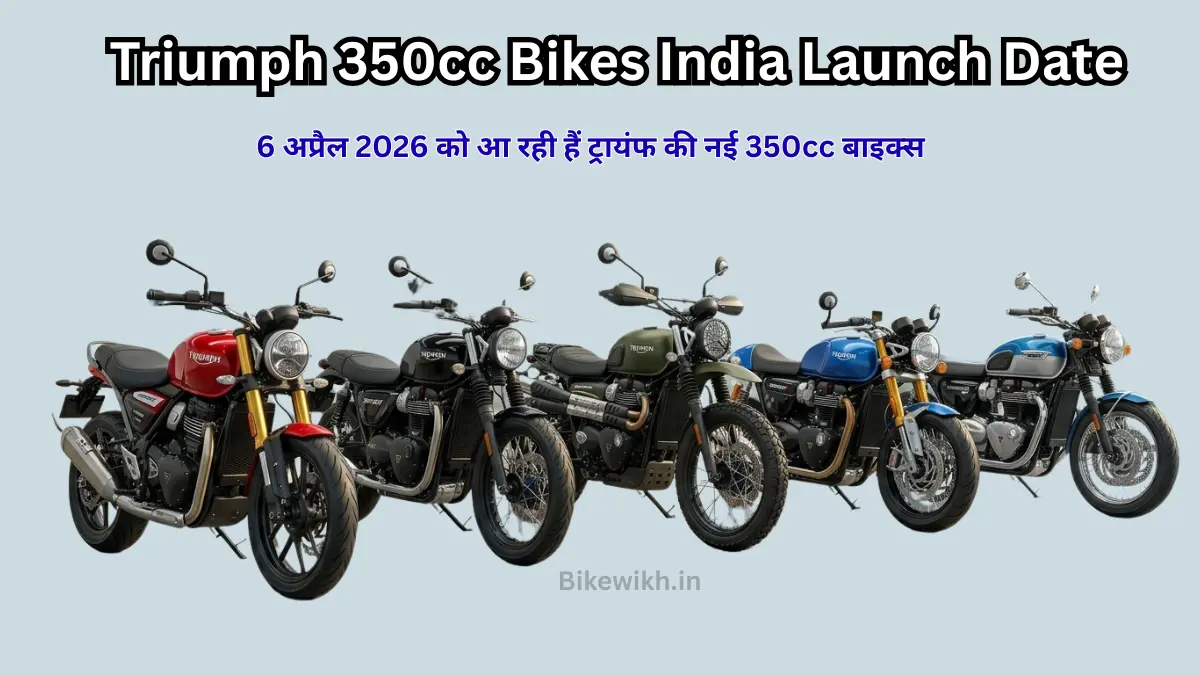 Triumph 350cc Bikes India Launch Date