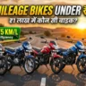Best Mileage Bikes Under 1 Lakh In India