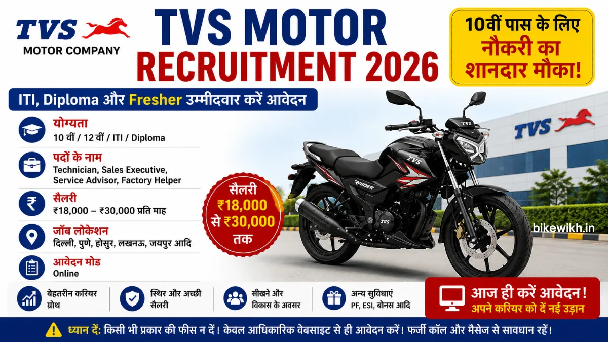 TVS Motor Recruitment