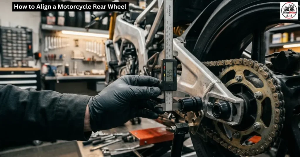 How to Align a Motorcycle Rear Wheel