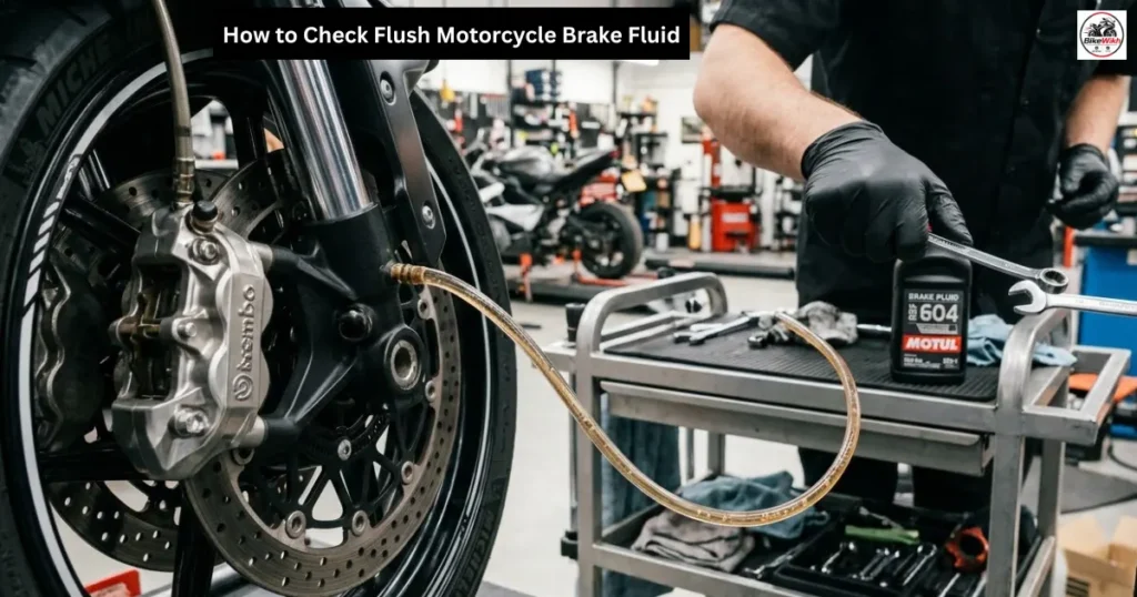 How to Check Flush Motorcycle Brake Fluid