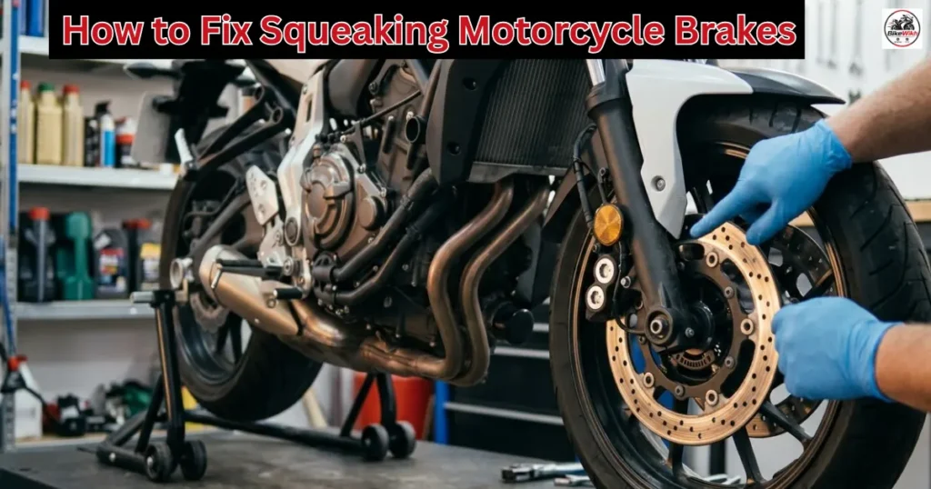 how to fix squeaking motorcycle brakes noisy calipers troubleshooting guide