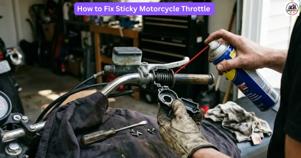 How to Fix Sticky Motorcycle Throttle